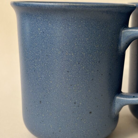 Set of 2 - Dansk Mesa Blue Mugs Vintage 90s Stoneware- - Picture 3 of 12